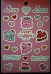 RECOLLECTIONS VALENTINE’S DAY STICKER BOOK 295 PC STICKERS 12 SHEETS ROMANCE