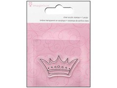 Imaginisce Clear Acrylic Stamps Adorable «Princess Crown» 400626