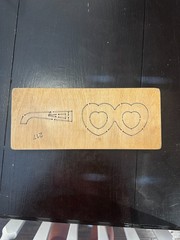 AccuCut Glasses Front Hearts Die G1379LC Valentine Costume Craft Classroom