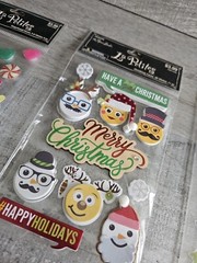 Sticker Lot Christmas Scrapbooking 3D Stickers Holiday Winter RARE Jolee’s #139