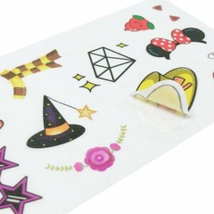 Wrapables Washi Stickers Sets for Scrapbooking, Crafts, Stationery, Diary