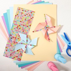 Gartful 6048PCS Gem Sticker for Craft, 6mm Adhesive Rhinestone Stickers, 12 Embe
