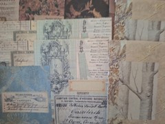 100 Pc Scrapbooking JJ Craft Ephemera Papers Vintage Art Collage Revisited