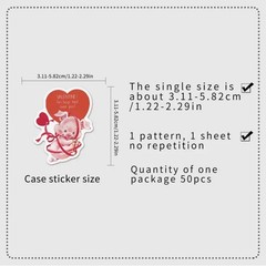 50 PACK RETRO VTG NOSTALGIA VALENTINES DAY SWEET HEART LOVE Set Bulk Lot 50PCS