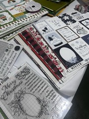 ⭐️300pc Scrapbook Paper Lot MFT My Favorite Things Stamps Dies Christmas St Pat