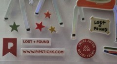 Pipsticks 4×4 Limited Edition Sticker Sheet Called «Lost & Found» Jul 2026