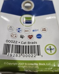Around the Block CAT BRADS Paper Treats 42 Pieces NEW