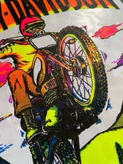 HUGE! Harley Motorcycle VINTAGE IRON ON transfers MODIFIED to sticker decal *RE