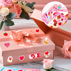 Valentines Stickers, Heart Stickers for Kids, 318 Pcs Self-Adhesive Valentines D