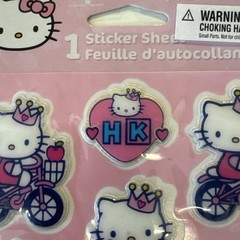 Hello Kitty Crown Stickers Stickety-Doo-Da American Greetings 2005 1 Sheets