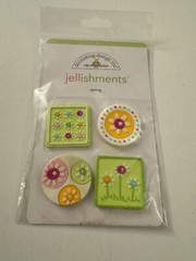 New Jellishments Plastic Scrapbook Items D3