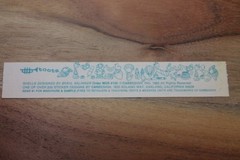 Vintage 1982 Cardesign TOOTS Sticker Strip Shells MUS #155 Seashells Conch tulip
