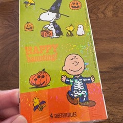 Peanuts Halloween Stickers Hallmark Stickeroni Snoopy Charlie Brown New