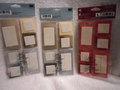 lot of 3 packs Ek Success Jolee’s Boutique scrapbook stickers Metallic Ornament