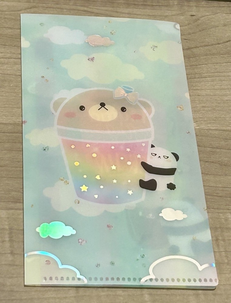 New Happie Scrappie Coffee Panda 🐼 Hobonichi Sticker Folder