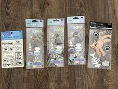 Lot of 5 Adorable Jolee’s boutique Etc Cat stickers scrapbook