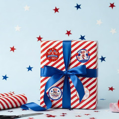 4Th of July Stickers, Patriotic Fourth of July Stickers, 288 Pcs Red White and B