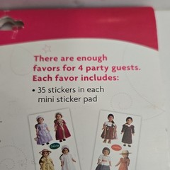 American Girl Mini Sticker Pads Party Favors, Multicolor 4 Packs 140 Pieces