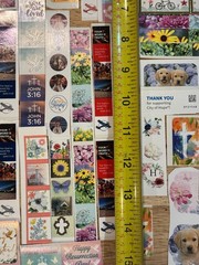 Easter Holiday Card, Note, & Sticker Lot – 9 Cards w/ Envelopes