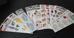 Mrs. Grossman Floral Stickers – New – YOU CHOOSE – Sealed 2-3 Sheets