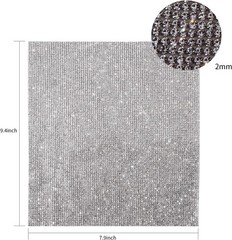 Bling Crystal Rhinestone Sheets Self Adhesive, Glitter Rhinestone Sheet for C…