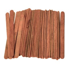 200 Pack 4.5 Inch Brown Popsicle Sticks, Wood Craft Sticks for Crafts, Learni…