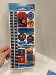 2005 Sandylion Scrapbook Stickers Lot Thomas Train Friends Railroad Blue Engine