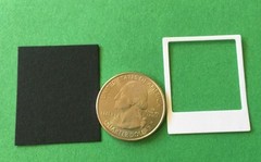 POLAROID-Like Die-Cuts (6pc)Approx.1.5″x1-1/4″ Photograph•Instant Photo•Picture