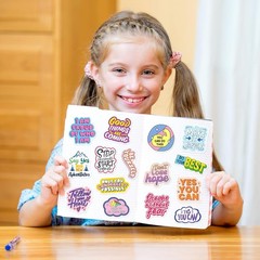 200PCS Motivational Stickers Inspirational Bottle Scrapbook Journal Vision Board
