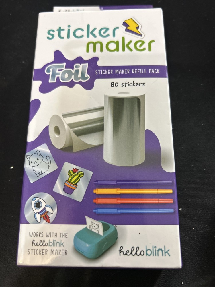 Hello Blink 80 Count Art and Design Maker Foil Sticker Maker Refill Pack 7A