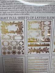 IOD Retired Christmas Gilded Transfer 2024 – Tinsel. Iron Orchid Designs