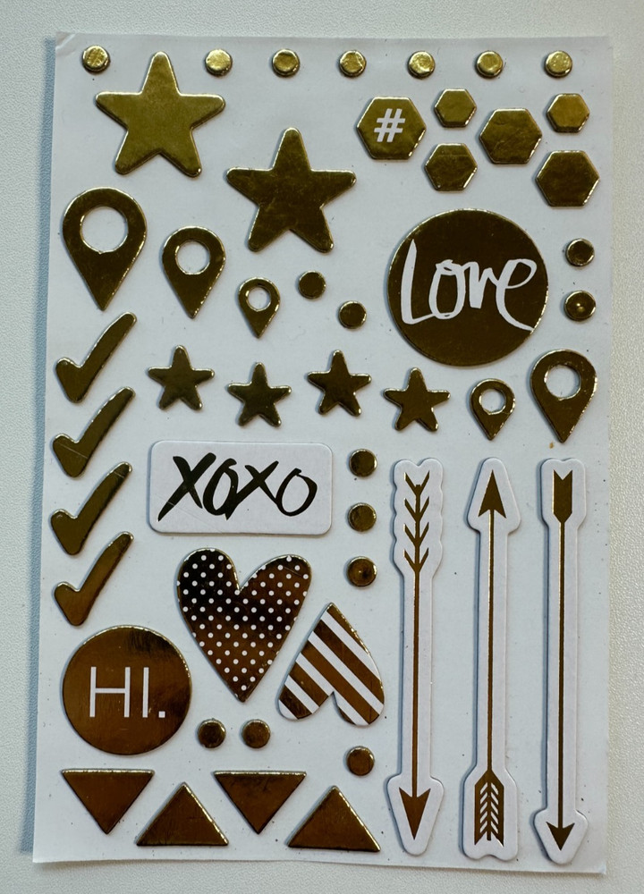 Heidi Swapp Hello Beautiful Chipboard Stickers-NWP-50 Pieces