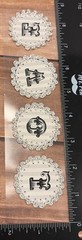 MICHAELS 447555 CROCHET LOVE EMBELLISHMENT STICKER VALENTINE