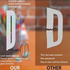 500 Pcs 10 Sheets Letter Stickers,Self Adhesive Waterproof 2 Inch Mailbox Num…