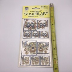 Vintage Loew-Cornell Scrapbooking Stickers Birds Of A Feather Sealed Pack Of 20
