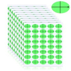 400 Pcs Embroidery Target Stickers, 3/4″ x1/2″ Machine Embroidery Placement S…