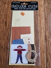 Scarecrow Fall Die Cut Laser Cut New – Deluxe Cuts Scrapbooking – Retired #17