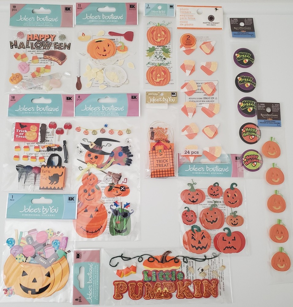 *YOU CHOOSE* Jolee’s/Others HALLOWEEN/PUMPKINS Dimensional Stickers