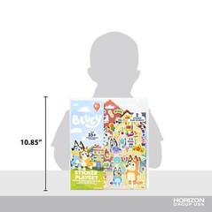 Bluey Sticker Playset – 2 Scenes & 35+ Reusable Puffy Stickers for Kids