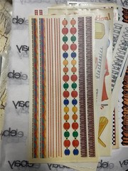 New vintage LOT of 10 sheets of (6 x 12″) STICKERS sandylion psx me mybideas