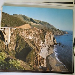 Art Book Pages Landscape Photography Gorgeous 12×10″ Journal Ephemera Vintage