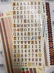 New vintage LOT of 10 sheets of (6 x 12″) STICKERS sandylion psx me mybideas