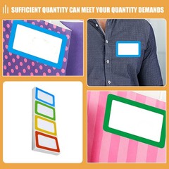 150 Pcs Labels for School Supplies Colorful Stickers Name Badge Index Tabs