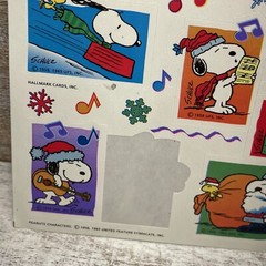 VTG Peanuts Characters Snoopy Stickers 1958, 1965 United Feature Syndicate
