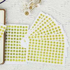 1920 Pieces Gold Star Stickers,20 Sheets Self-Adhesive Golden Stars Mini
