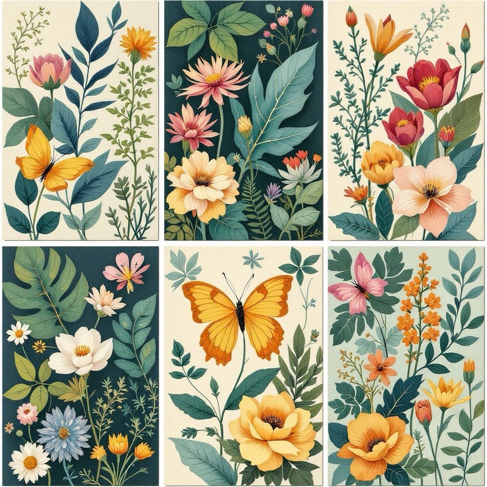 Spring Floral Flowers Decoupage Rice Paper For Ornament-Wood Art A4 1 Sheet