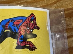 Vintage Stickers 1984 NIP Hallmark Spider-Man Sticker 4×2”