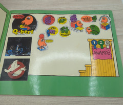 Vintage 1980s Kids Sticker Book, Pac-Man, Q Bert, Scratch N Sniff Etc