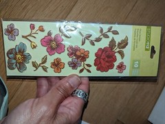 Scrapbook puffy pillow flower stickers Studio 112 – 1 pack new
