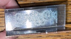 Recollections Silver Glitter On A Roll Borders Tape 2yds Card Scrapbook Stickers